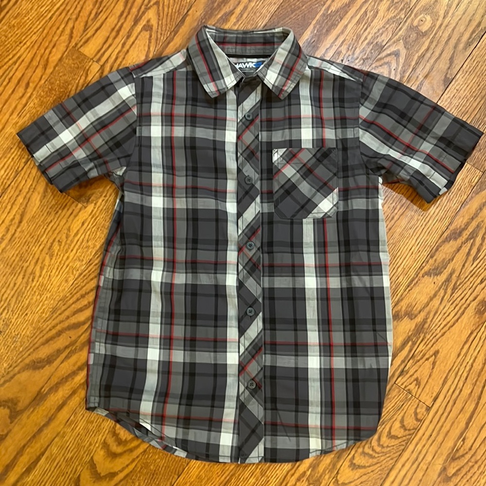 Boys Tony Hawk brand short sleeve button down shirt
